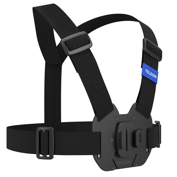 Telesin Vest Chest Strap Adjustable Mount Hands-Free POV for Action Cameras GP-UCS-001