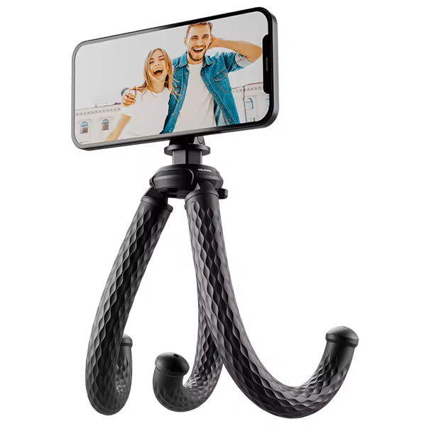 Telesin Magnetic Flexible Octopus Tripod – 2 kg Load for Smartphones P3‑FM‑02