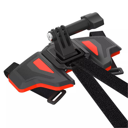 Telesin Motorcycle Helmet Chin Mount – 180° Foldable POV Bracket for Action Cameras GP-HBM-MT2