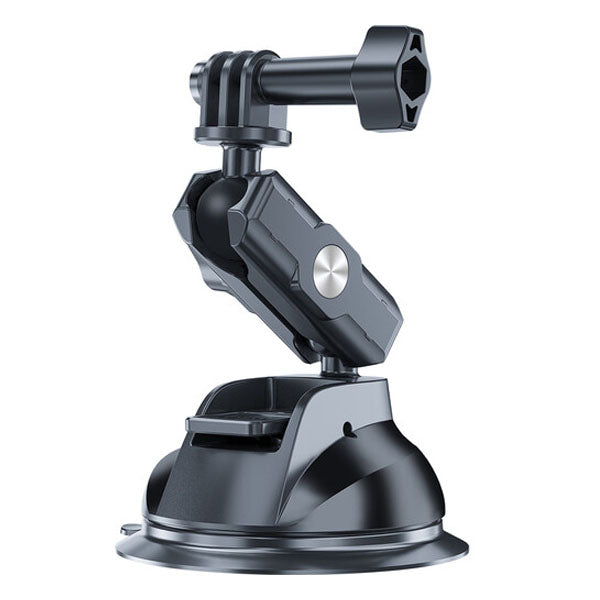 Telesin Heavy‑Duty Suction Cup Car Mount – 360° POV for Action Cameras & Smartphones TE-SUC-012