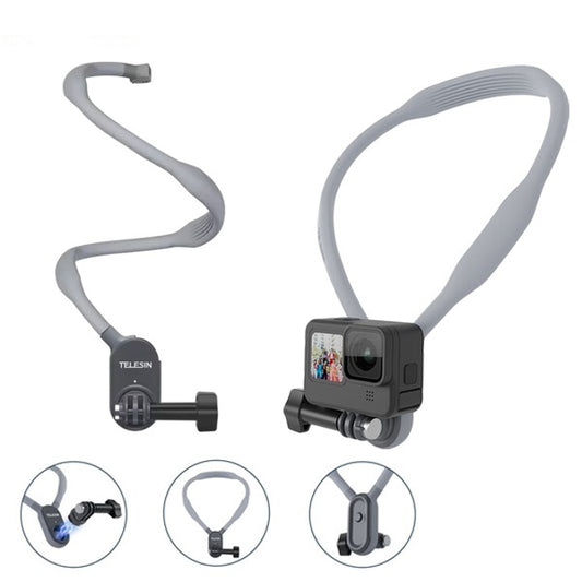 Telesin Magnetic Flexible Neck Holder Mount Max Version for Action Cameras TE-HNB-002