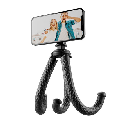 Telesin Magnetic Flexible Octopus Tripod – 2 kg Load for Smartphones P3‑FM‑02