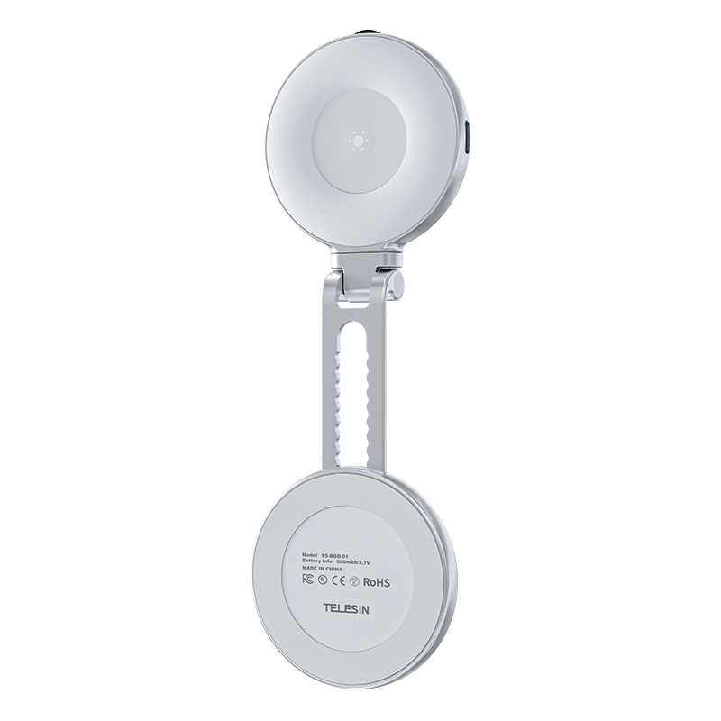 Telesin Magnetic Beauty Fill Light – MagSafe Ring Light with Mirror for Smartphones P5-BGD-01