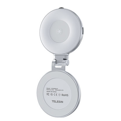 Telesin Magnetic Beauty Fill Light – MagSafe Ring Light with Mirror for Smartphones P5-BGD-01