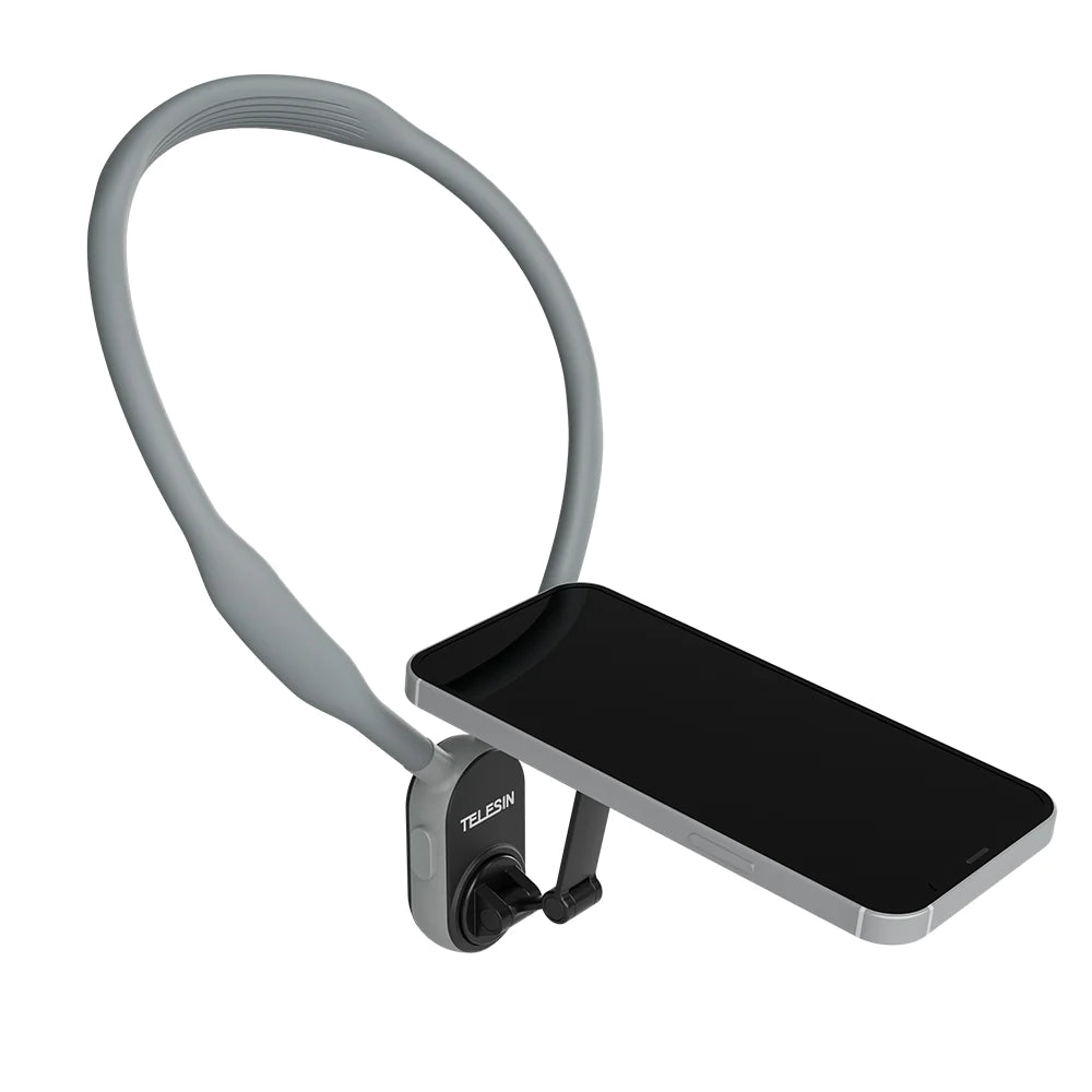 Telesin Magnetic Neck Mount Hands-Free MagSafe POV Holder for Smartphone iPhone & Android MNM‑001
