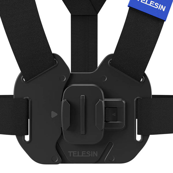 Telesin Vest Chest Strap Adjustable Mount Hands-Free POV for Action Cameras GP-UCS-001