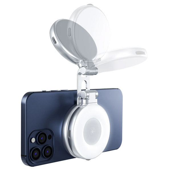 Telesin Magnetic Beauty Fill Light – MagSafe Ring Light with Mirror for Smartphones P5-BGD-01