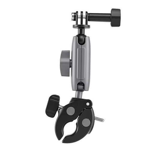 Telesin Aluminum Alloy Universal Handlebar Mount – 360° Clamp for Cameras and Smartphones GP-HBM-001