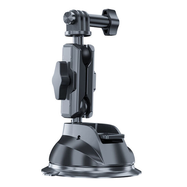 Telesin Heavy‑Duty Suction Cup Car Mount – 360° POV for Action Cameras & Smartphones TE-SUC-012