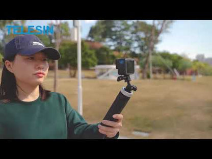Telesin Panoramic Ball-Head Extendable Stick with Tripod for Action Cameras S1-TSS-01