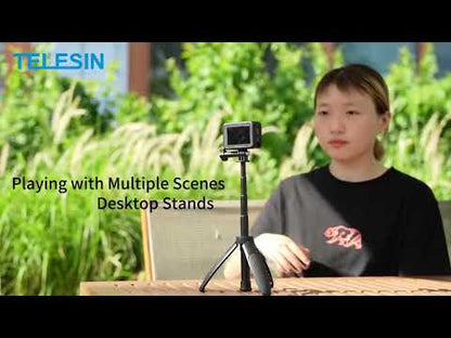 Telesin Mini Extendable Selfie Stick 2.0 with Tripod for Action Cameras S1-MNP-01