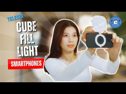 Telesin Magnetic Beauty Fill Light – MagSafe Ring Light with Mirror for Smartphones P5-BGD-01