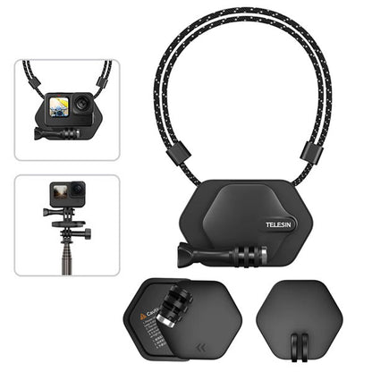 Telesin Magnetic Bracket Expansion Set (Neck Mount/Quick Release) TE-MMK-001